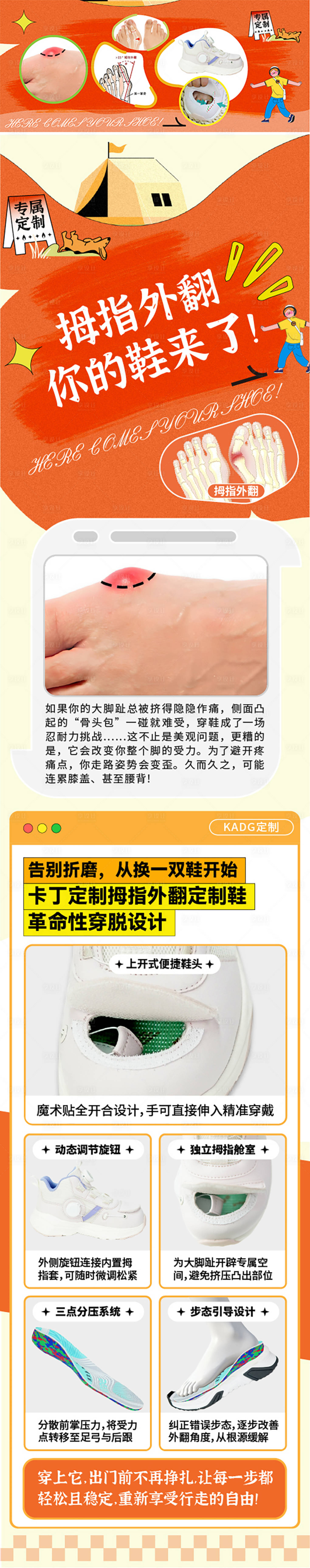 源文件下载【享设计】搜索编号：38770035122387748【拇指外翻】