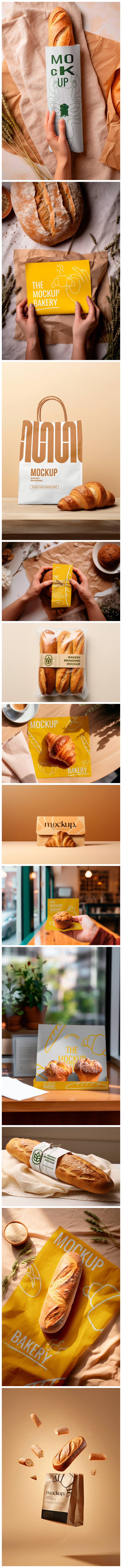 源文件下载【享设计】搜索编号：22410035005374824【面包品牌样机合集3】