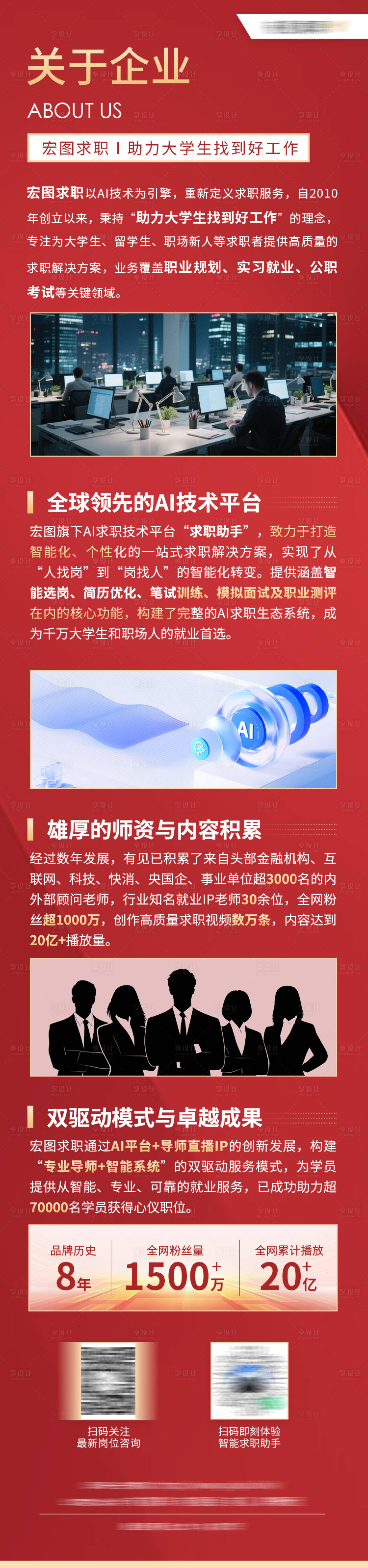 源文件下载【享设计】搜索编号：95570035165506893【公司企业介绍长图海报】