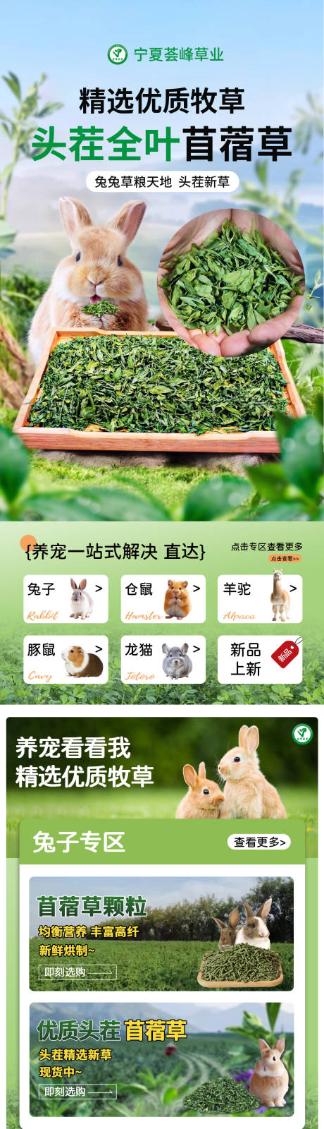源文件下载【享设计】搜索编号：39150035066515840【宠物粮食电商首页】