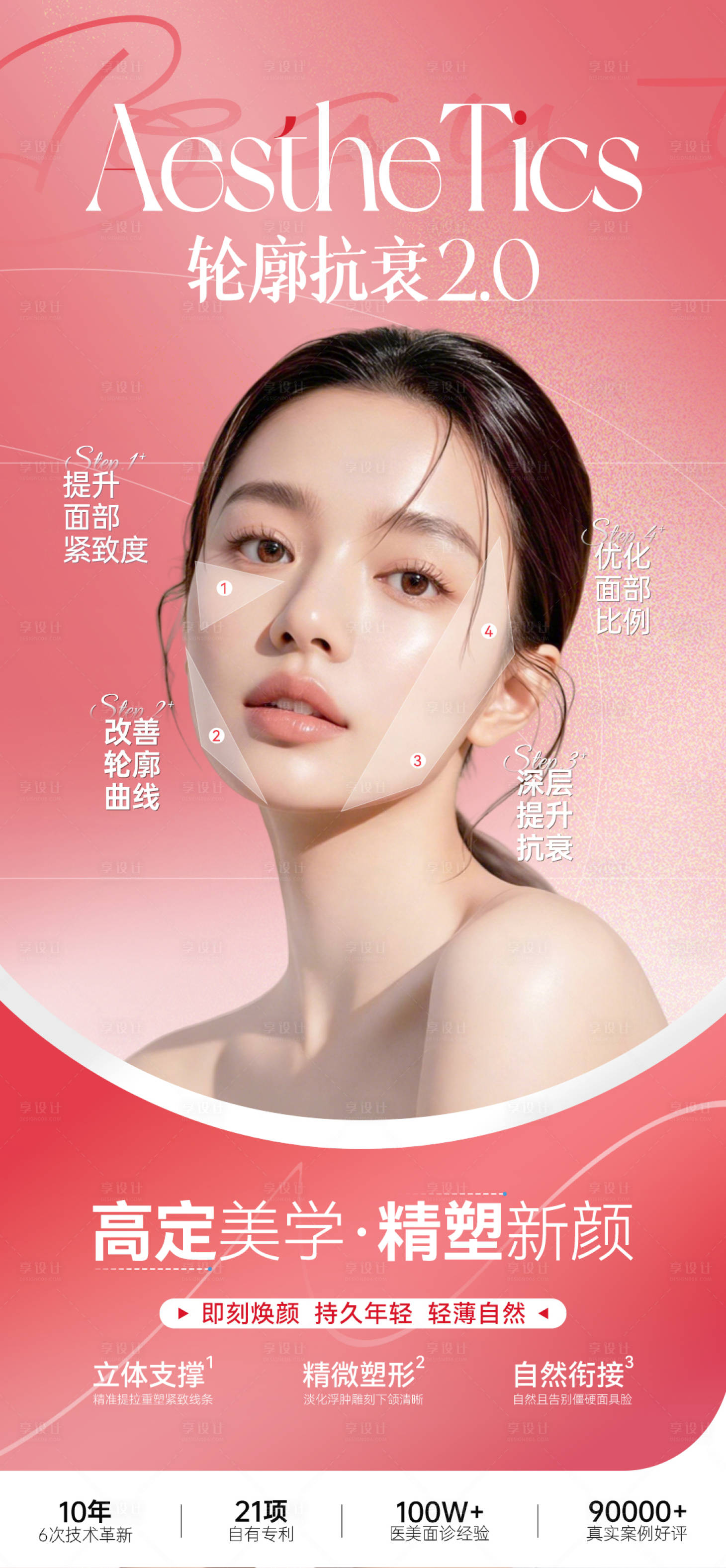 源文件下载【享设计】搜索编号：38450034910671615【医美面部轮廓抗衰项目推广】