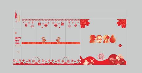 源文件下载【享设计】搜索编号：21070035258813520【马年新年玻璃贴】