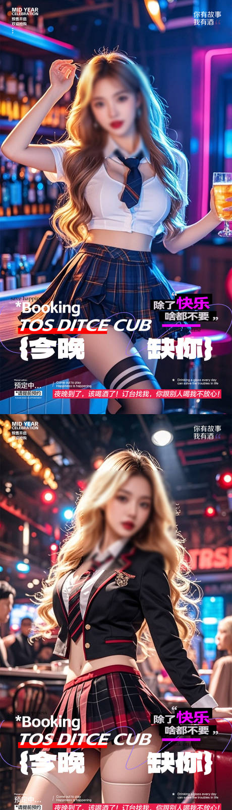 源文件下载【享设计】搜索编号：63720034964476457【酒吧夜店招聘海报】