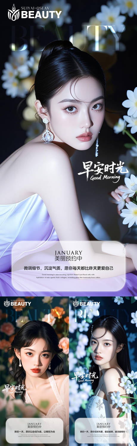 源文件下载【享设计】搜索编号：88620034861348661【早安励志海报】