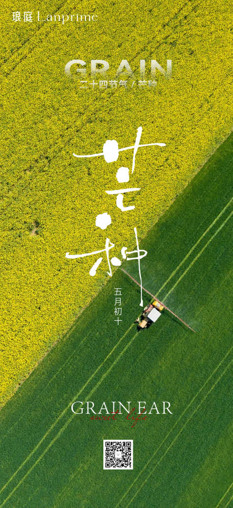 源文件下载【享设计】搜索编号：92840035265474913【芒种海报】