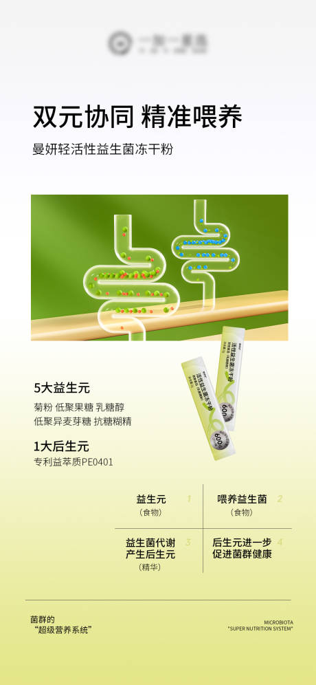 源文件下载【享设计】搜索编号：58120035053495821【益生菌肠道产品海报】