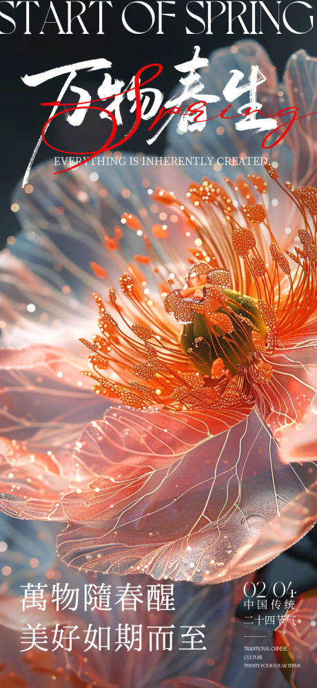 源文件下载【享设计】搜索编号：88760035131834757【立春节气海报】