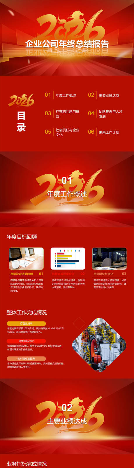 源文件下载【享设计】搜索编号：89610034846244861【企业公司年终总结报告PPT】