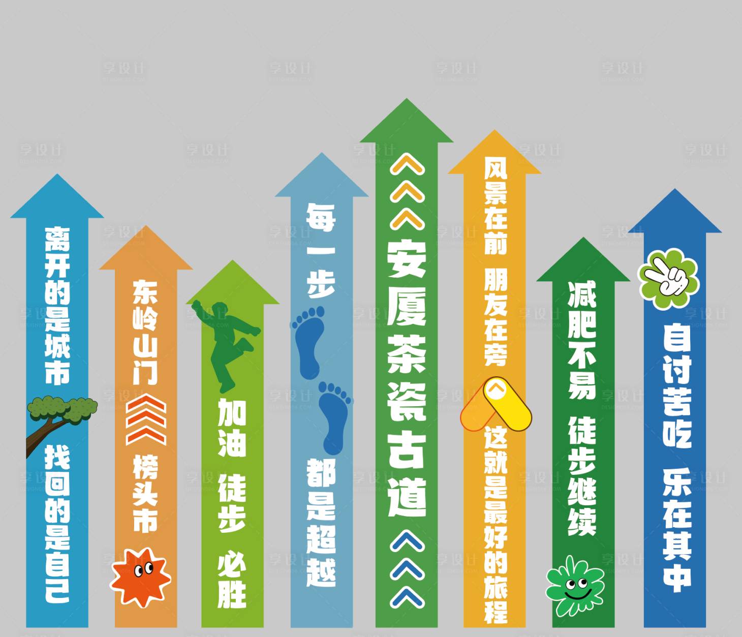 源文件下载【享设计】搜索编号：32280035173568685【箭头地贴】