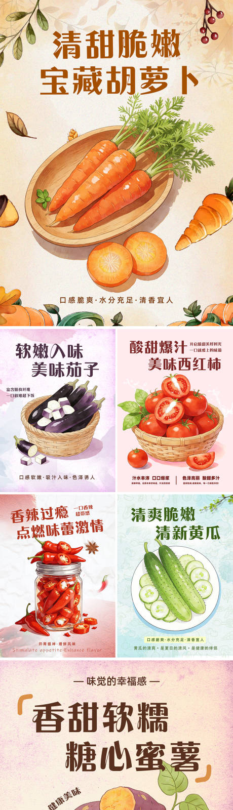 源文件下载【享设计】搜索编号：75690034883417953【农业生态农场微推农产品果蔬系列海报】