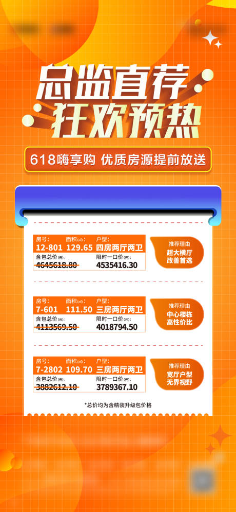 源文件下载【享设计】搜索编号：50320035022799723【特价房海报】