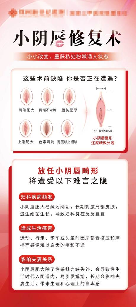 源文件下载【享设计】搜索编号：93100035074446540【私密修复术宣传海报】