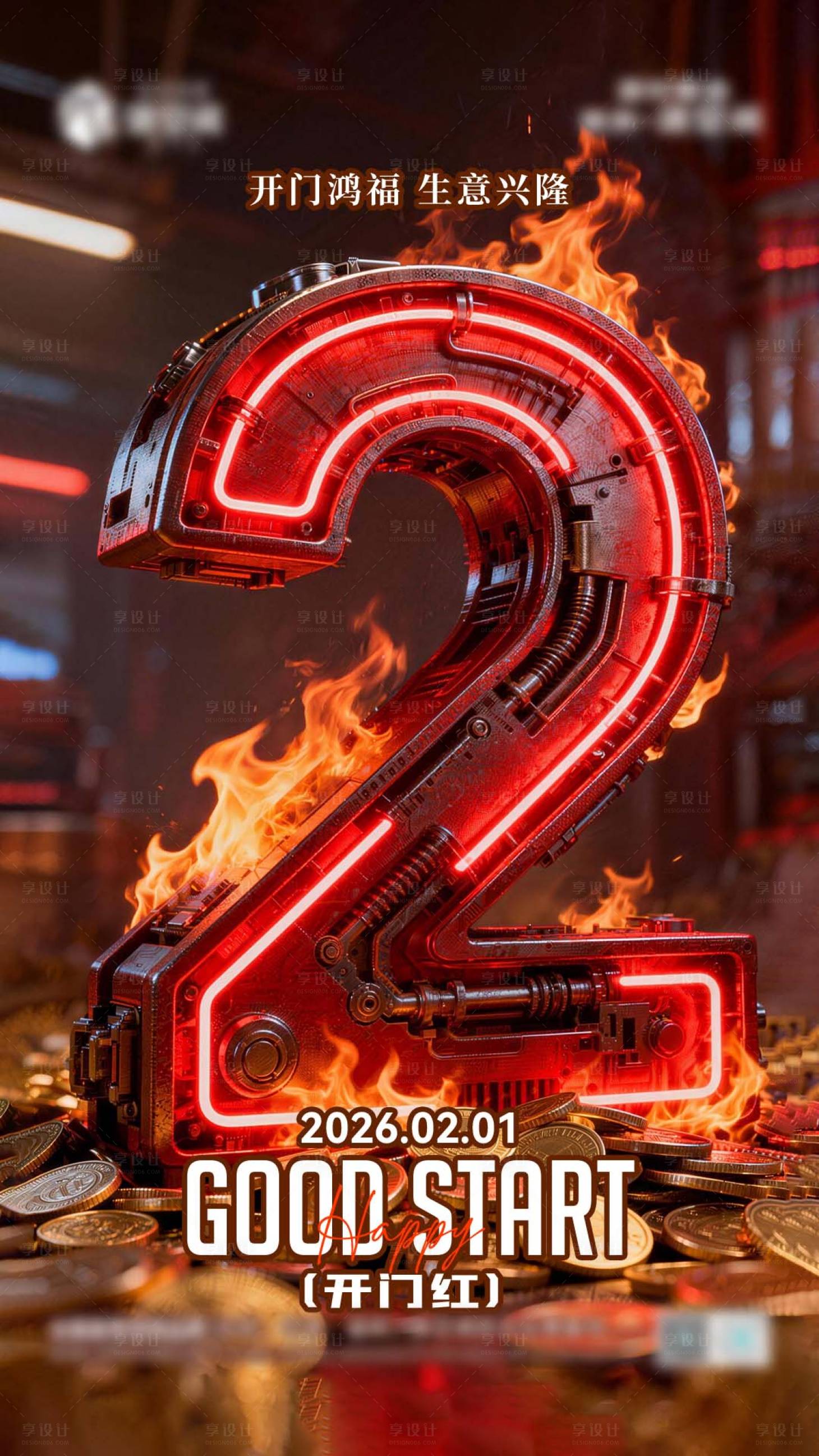 源文件下载【享设计】搜索编号：95870035309071277【酒吧开门红活动海报】