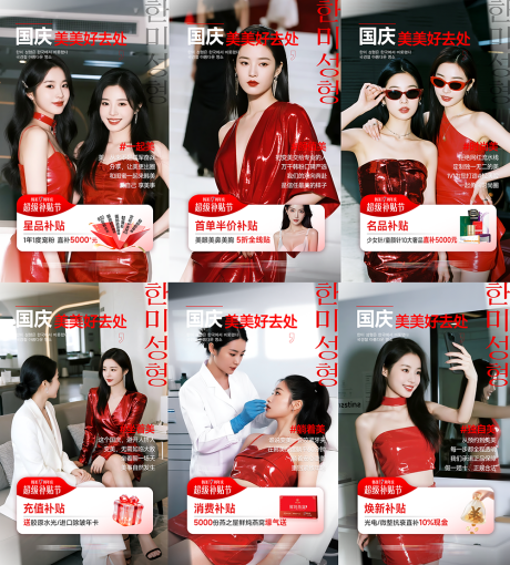 源文件下载【享设计】搜索编号：45690034976432891【医美国庆节出游活动海报】