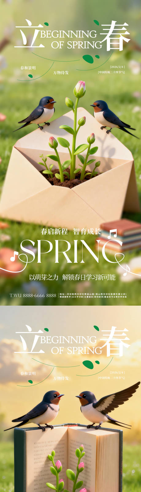 源文件下载【享设计】搜索编号：72220035272462499【立春海报】