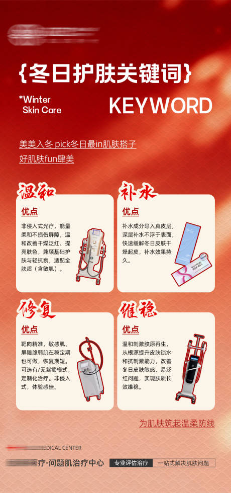 源文件下载【享设计】搜索编号：75420035268294403【冬日护肤关键词海报】