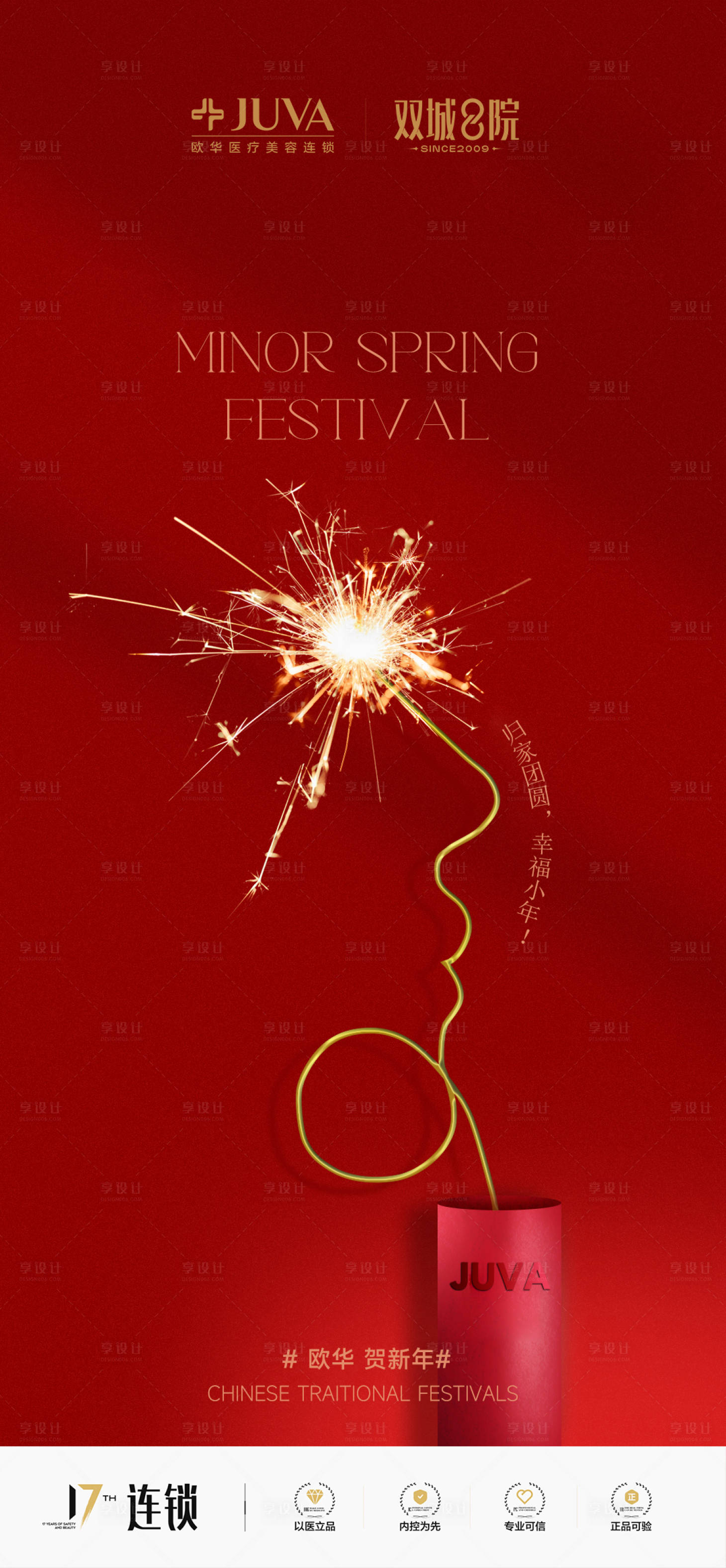 源文件下载【享设计】搜索编号：78560034949882309【医美小年海报许愿蜡烛】