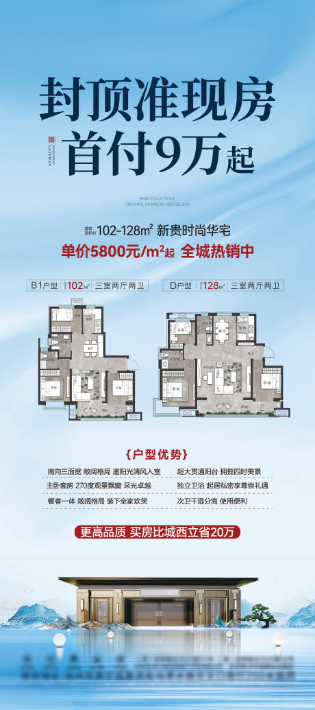 源文件下载【享设计】搜索编号：24850035171534875【地产户型价值点展架】