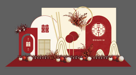 源文件下载【享设计】搜索编号：70260034946468734【结婚背景板美称设计】