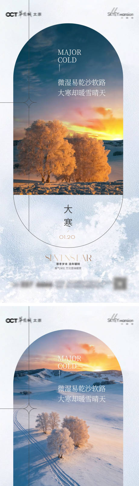源文件下载【享设计】搜索编号：32680034836669025【大寒系列海报】