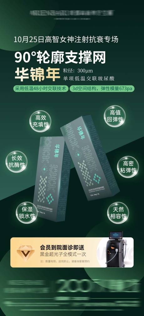 源文件下载【享设计】搜索编号：63270035186067326【医美玻尿酸推广海报】