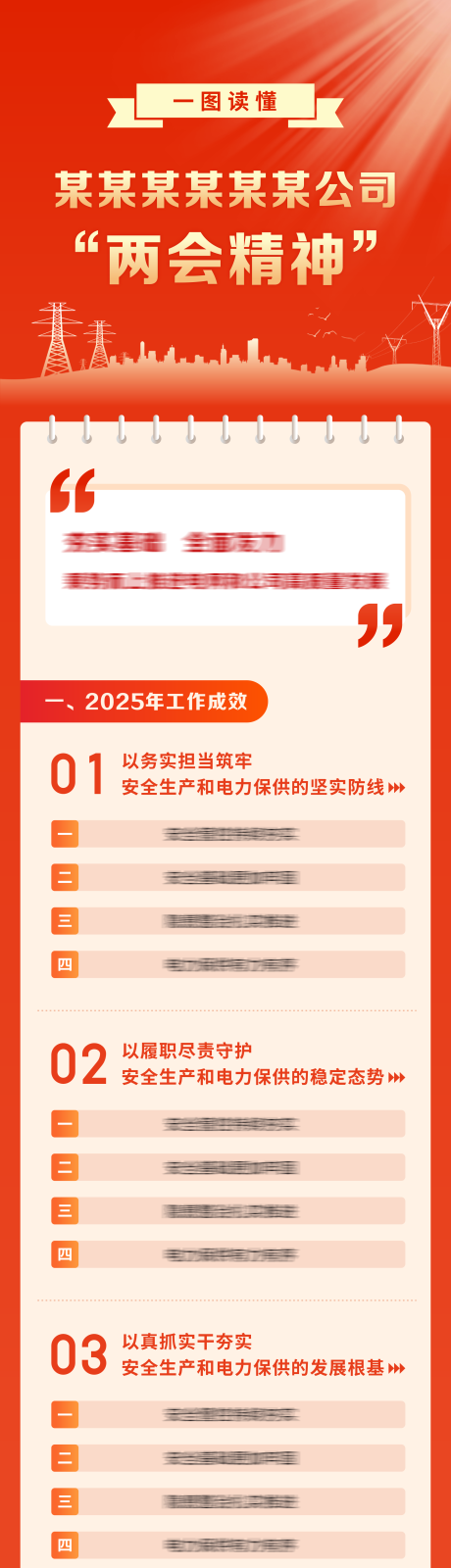 源文件下载【享设计】搜索编号：51550035275969568【一图读懂电网党建会议公众号长图】