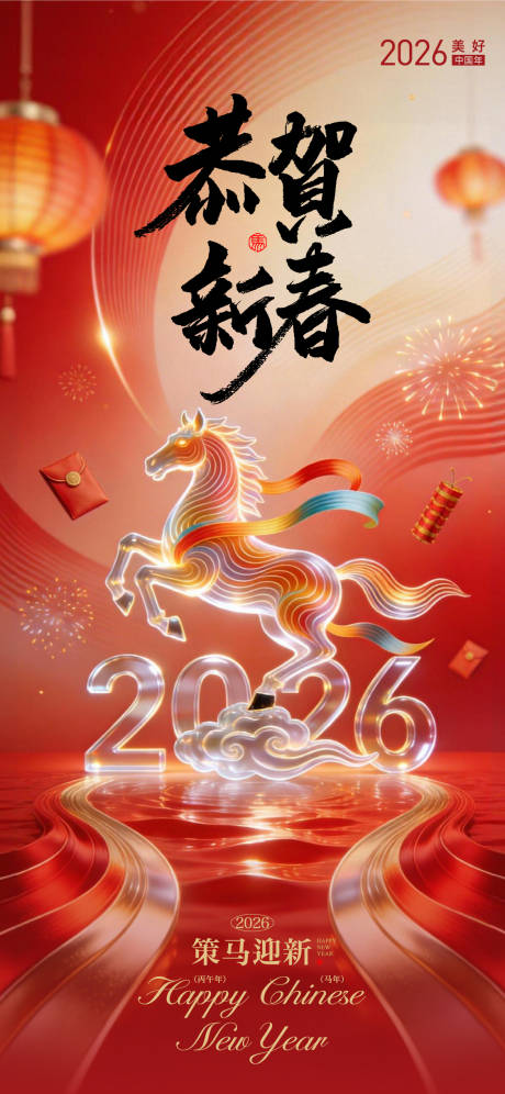 源文件下载【享设计】搜索编号：71240035137644134【恭贺新春海报设计】