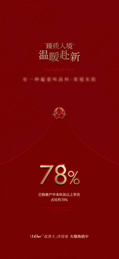 源文件下载【享设计】搜索编号：85900034898718024【地产热销红金海报】