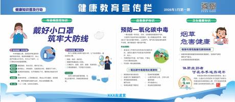 源文件下载【享设计】搜索编号：91890034871221726【健康教育宣传栏】