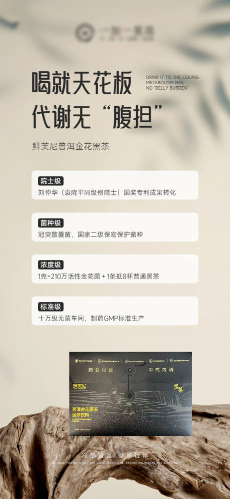 源文件下载【享设计】搜索编号：61680035303017539【黑茶茶饮产品海报】