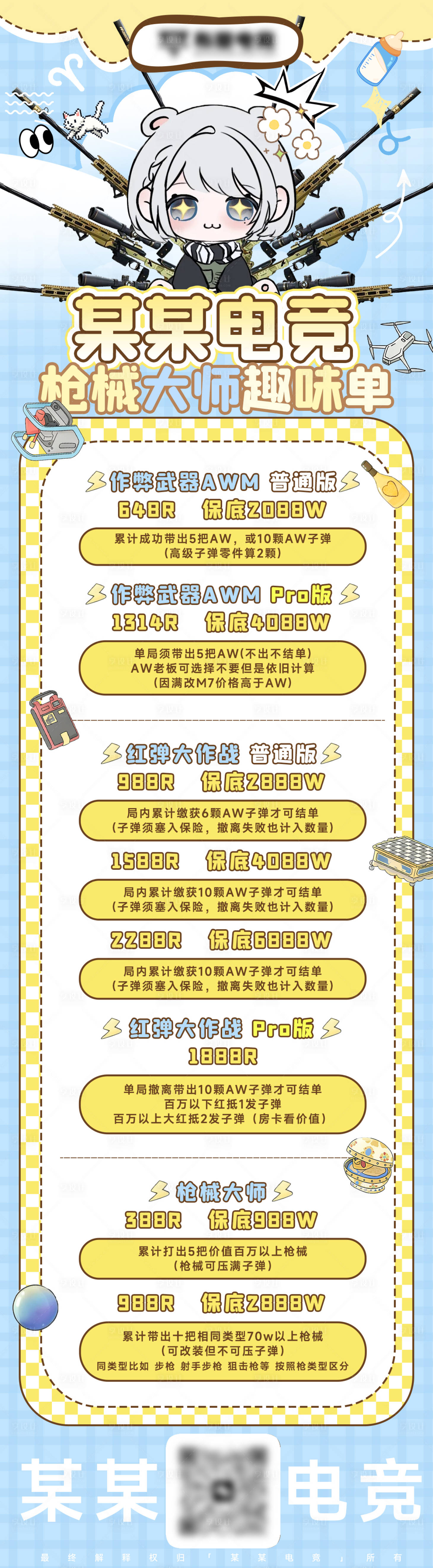 源文件下载【享设计】搜索编号：82940035245298881【三角洲卡通长图海报】