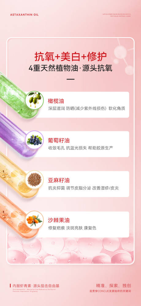 源文件下载【享设计】搜索编号：82680035193563839【雨生红球藻虾青产品海报】