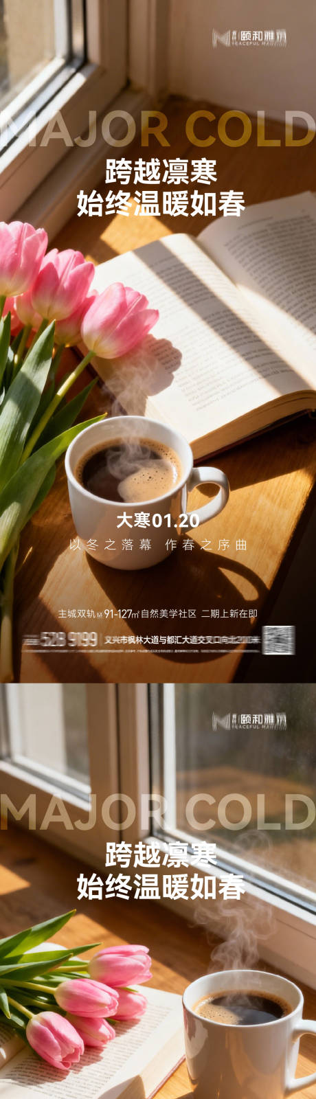 源文件下载【享设计】搜索编号：34810035037088257【大寒节气节日海报】