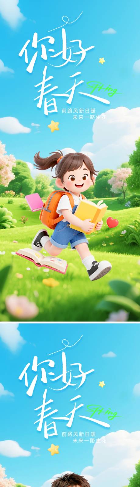 源文件下载【享设计】搜索编号：17960035266472999【你好春天海报】