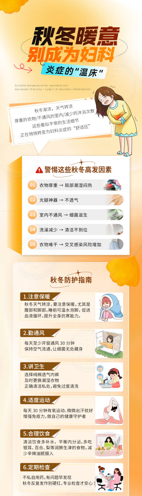 源文件下載【享設(shè)計】搜索編號：56090034946175362【醫(yī)療婦科微信宣傳科普海報】