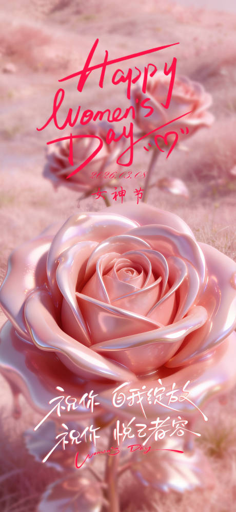 源文件下载【享设计】搜索编号：78180035525721106【女生节创意海报】