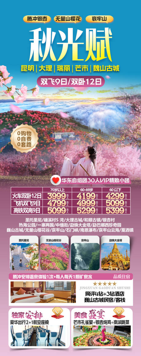 源文件下载【享设计】搜索编号：34650035499353243【云南旅游海报】