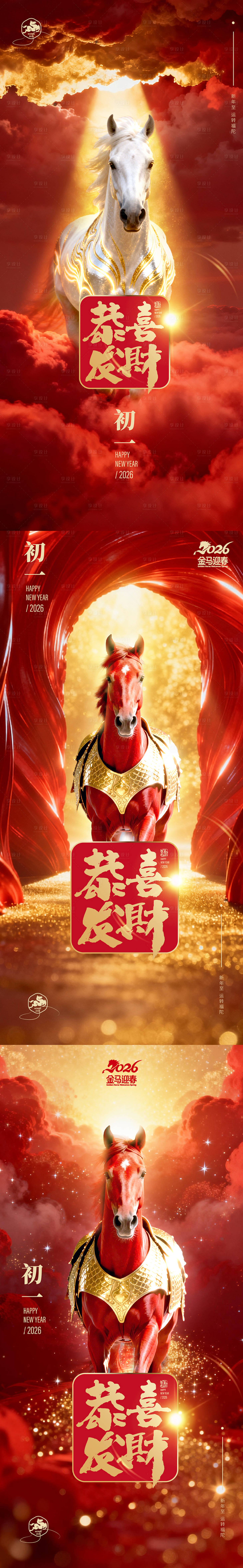 源文件下载【享设计】搜索编号：75980035327436761【新年海报恭喜发财】