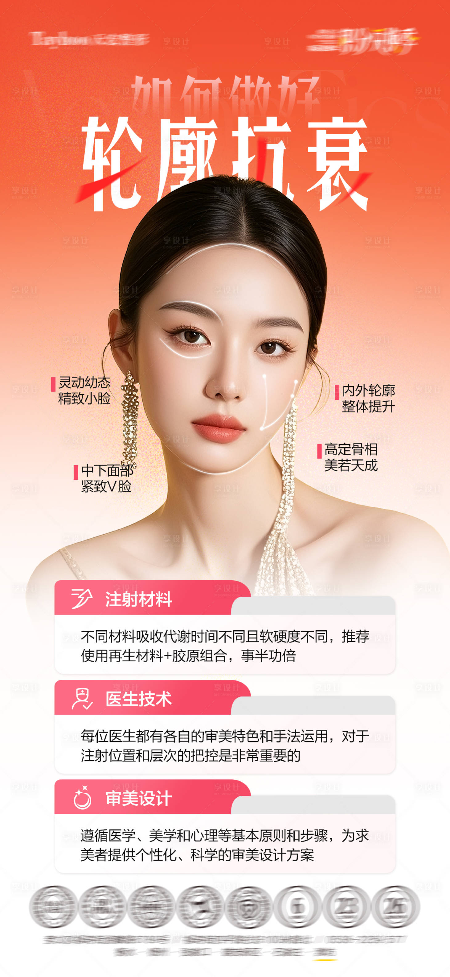 源文件下载【享设计】搜索编号：85940035488785454【轮廓抗衰海报】