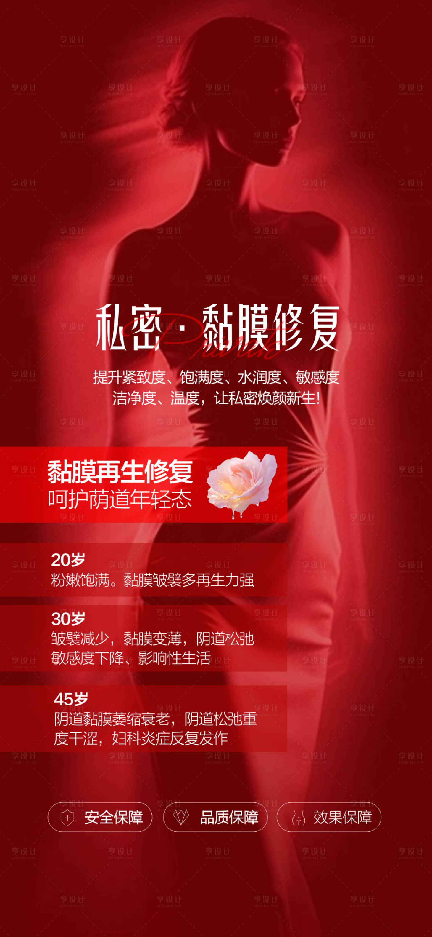 源文件下载【享设计】搜索编号：97170035397732716【医美私密黏膜修复海报】