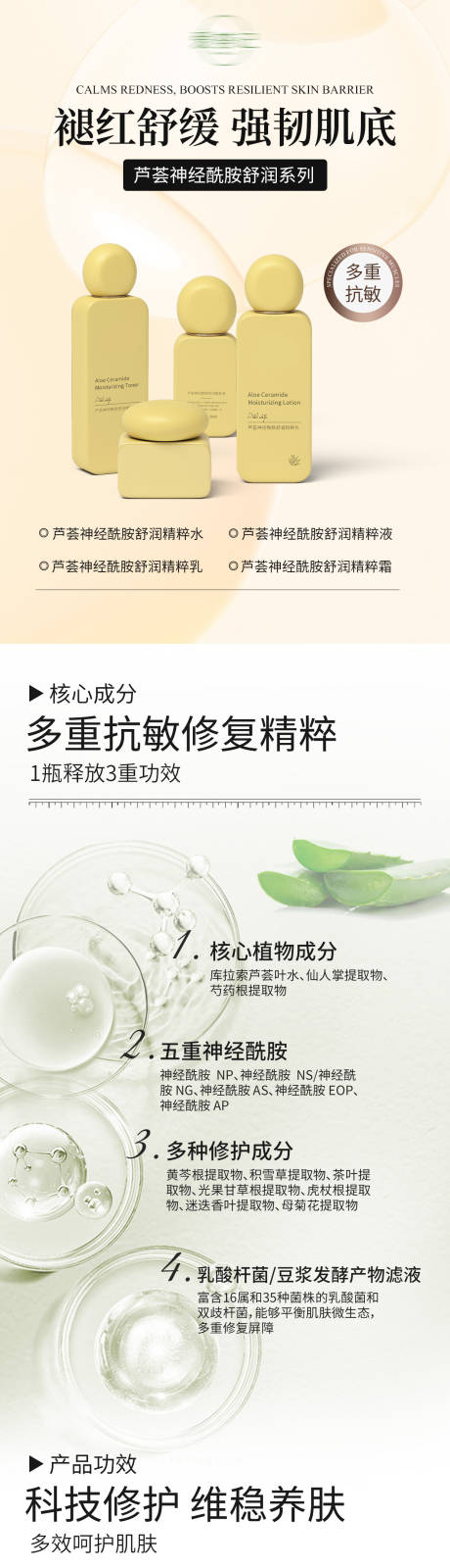 源文件下载【享设计】搜索编号：24290035526943153【系列护肤品长图海报】