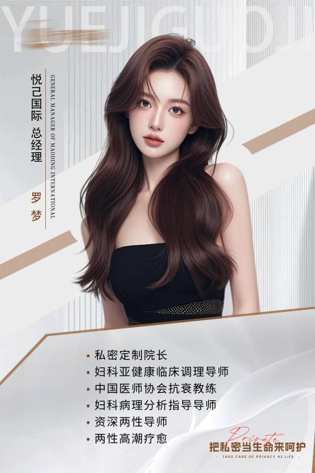 源文件下载【享设计】搜索编号：40630035426379009【医美专家介绍海报】