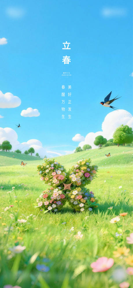 源文件下载【享设计】搜索编号：96930035323515275【立春】