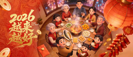 源文件下载【享设计】搜索编号：92710035374255510【新年节日营销海报】