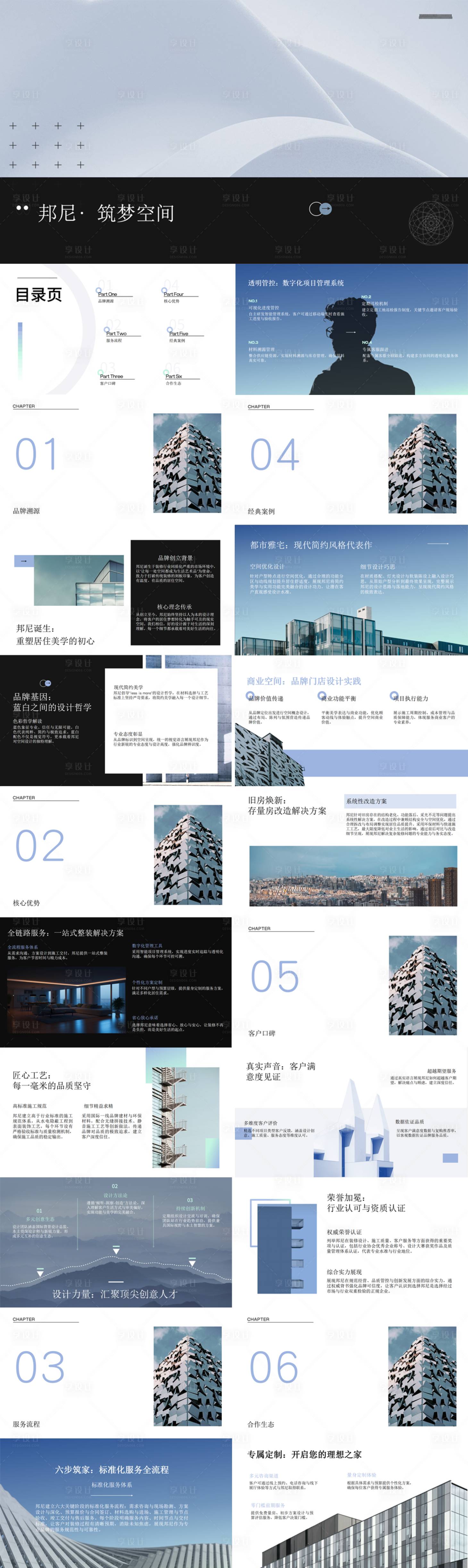 源文件下载【享设计】搜索编号：10000035580718569【蓝色简约行业PPT 】