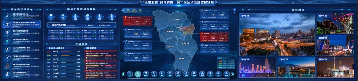 源文件下载【享设计】搜索编号：16550035331234417【广场跨年活动信息大屏】