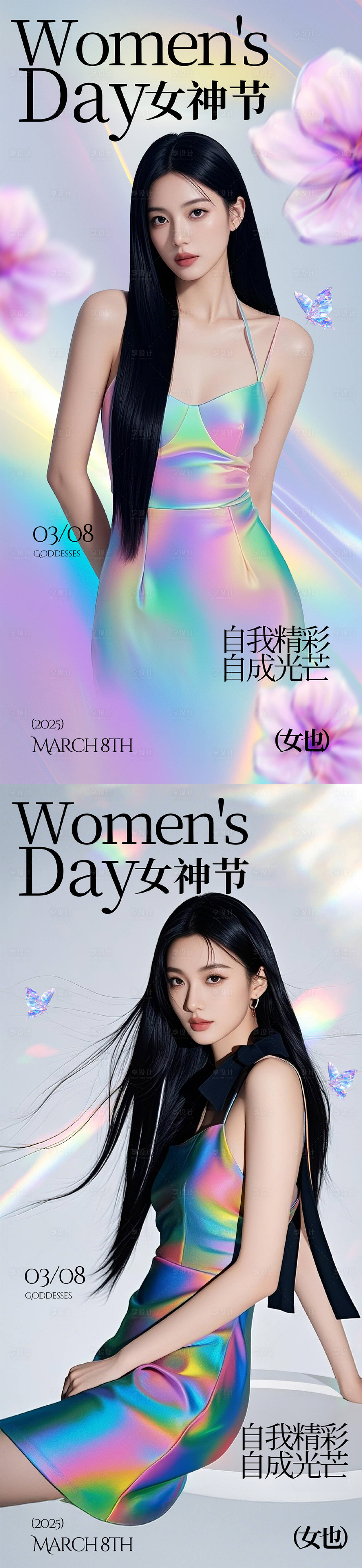 源文件下载【享设计】搜索编号：13590035496425213【三八女神节海报】