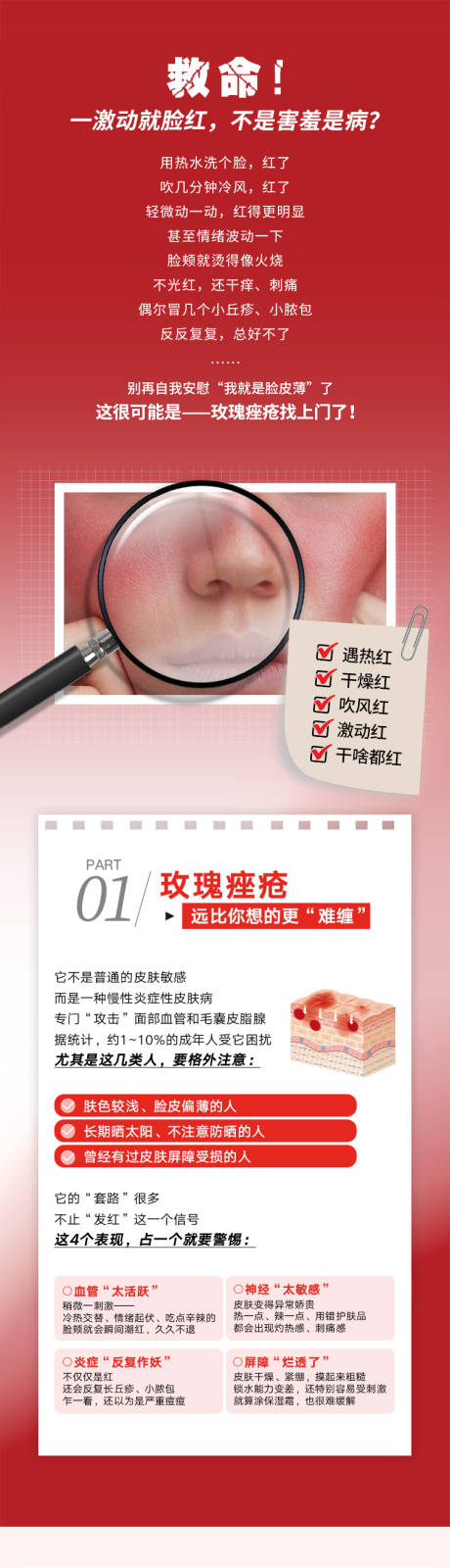 源文件下载【享设计】搜索编号：92220035326704136【玫瑰痤疮公众号长图】