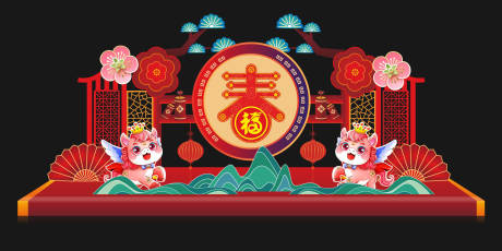 源文件下载【享设计】搜索编号：51710035319947288【马年春节】