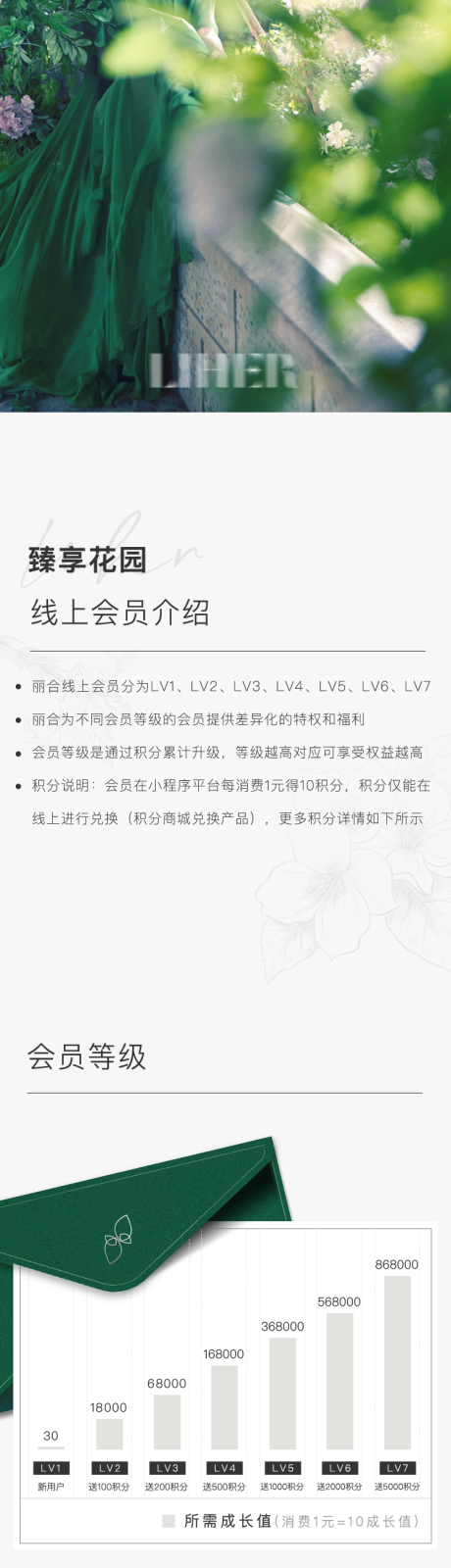 源文件下载【享设计】搜索编号：55930035438544063【医美会员积分福利极简长图海报详情页】